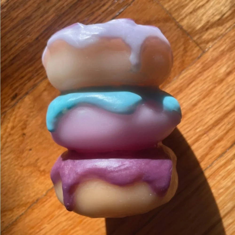 Donut shaped candle